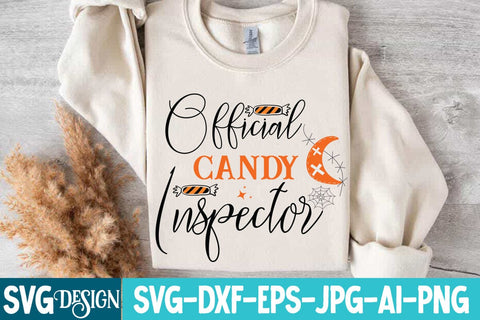 Official Candy inspector SVG Design,Halloween,Halloween svg,Halloween svg Cut File,Halloween SVG Design,Witch svg Design,Spooky Svg Design,Happy Halloween svg SVG BlackCatsMedia 