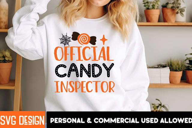 Official Candy Inspector,,Halloween SVG Quotes,Halloween PNG, Halloween SVG SVG BlackCatsMedia 