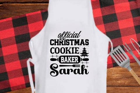 Official Christmas Cookie Baker Sarah SVG Angelina750 
