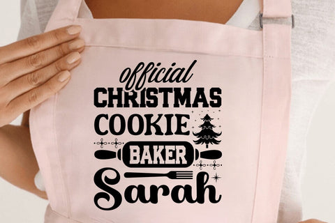 Official Christmas Cookie Baker Sarah SVG Angelina750 