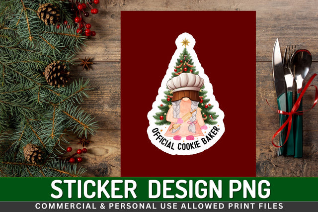 Official cookie Sticker Design Sublimation Regulrcrative 