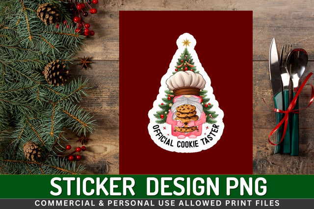 Official cookie Sticker Design Sublimation Regulrcrative 