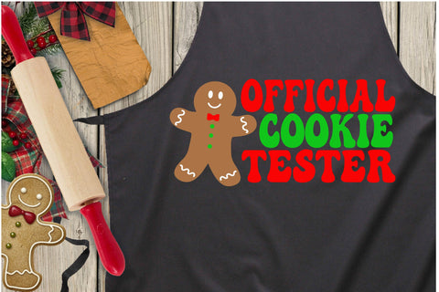 Official Cookie Taster Gingerbread SVG for Holiday Crafts SVG Silhouette School Blog Design Shop 