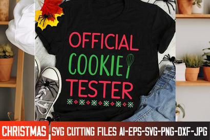 Official Cookie Tester SVG Design, Christmas SVG ,Christmas SVG Design, Christmas SVG Bundle,Farmhouse Christmas SVG,Funny Christmas SVG Design SVG BlackCatsMedia 