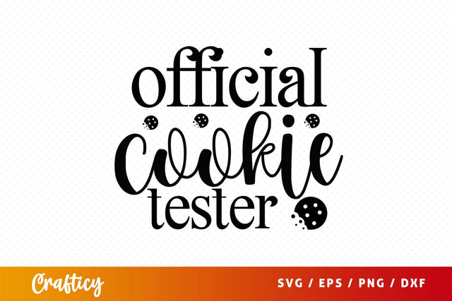 Official cookie tester Svg Design SVG Designangry 