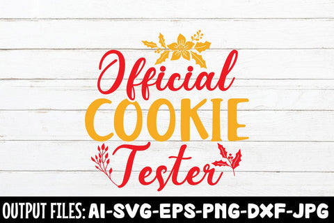 Official Cookie Tester SVG DSIGN SVG Rafiqul20606 