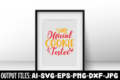 Official Cookie Tester SVG DSIGN SVG Rafiqul20606 