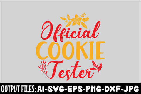 Official Cookie Tester SVG DSIGN SVG Rafiqul20606 