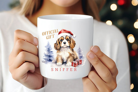Official Gift Sniffer - Funny Christmas Dog Saying PNG Sublimation CraftLabSVG 