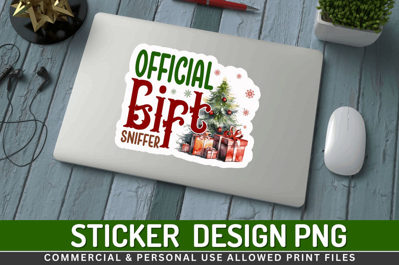 Official gift sniffer Stickers Design Sublimation Regulrcrative 