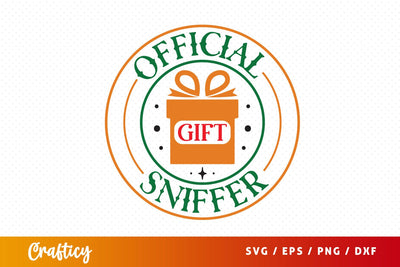 Official gift sniffer Svg Design SVG Designangry 