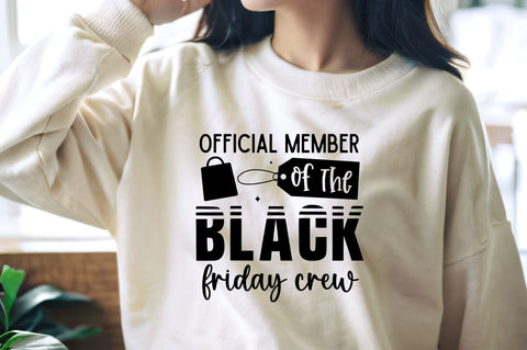 Official member of the black friday crew svg design SVG Regulrcrative 