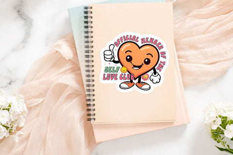 Official member of the self Sticker Design Sublimation Regulrcrative 