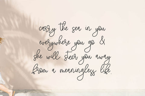 Offshore Script Font Beck McCormick 
