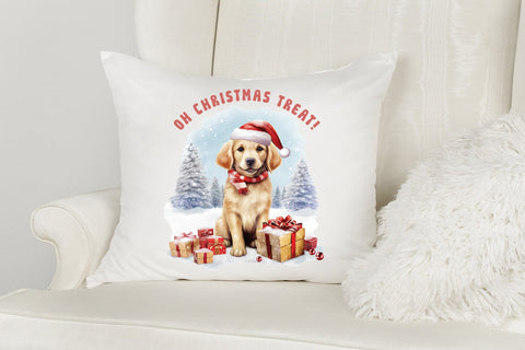 Oh Christmas Treat, Funny Dog Saying PNG Sublimation Sublimation CraftLabSVG 