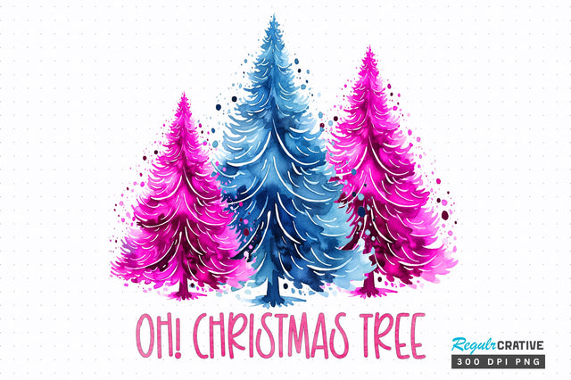 Oh! christmas tree png design Sublimation Regulrcrative 