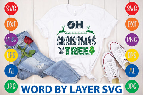Oh Christmas Tree svg design SVG Rafiqul20606 