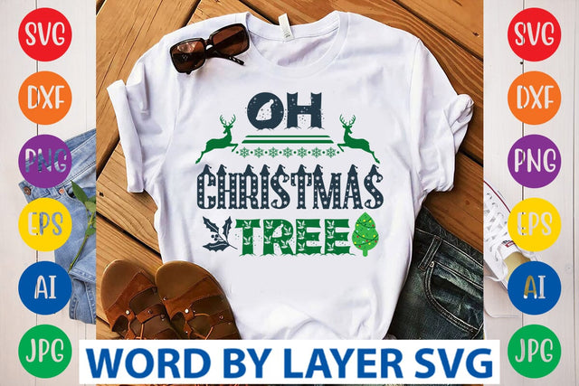Oh Christmas Tree svg design SVG Rafiqul20606 