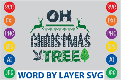 Oh Christmas Tree svg design SVG Rafiqul20606 