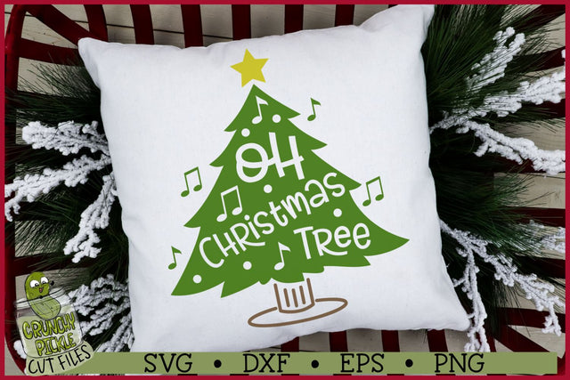 Oh Christmas Tree SVG File SVG Crunchy Pickle 