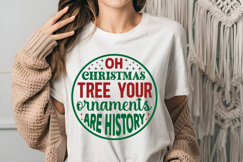 Oh christmas tree your ornaments are history SVG Angelina750 