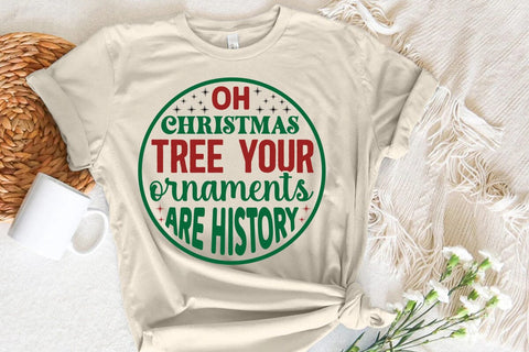 Oh christmas tree your ornaments are history SVG Angelina750 