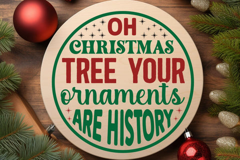 Oh christmas tree your ornaments are history SVG Angelina750 