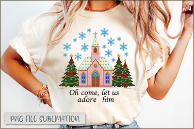 Oh come let us adore him PNG Sublimation Shetara Begum 