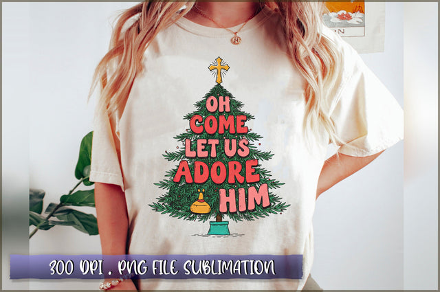 Oh Come Let Us Adore Him Sublimation Sublimation Shetara Begum 