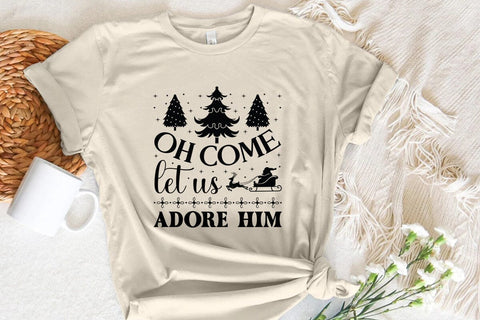 Oh come let us adore him SVG Angelina750 