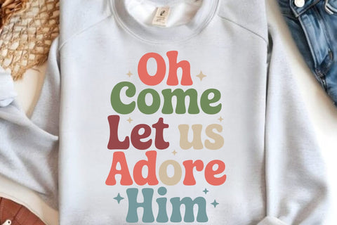 Oh Come Let Us Adore Him SVG Angelina750 