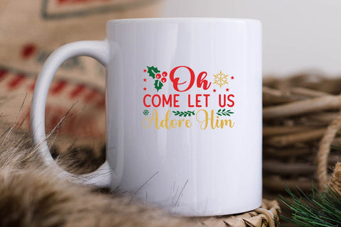 Oh come let us adore him SVG Angelina750 