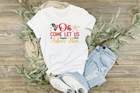 Oh come let us adore him SVG Angelina750 