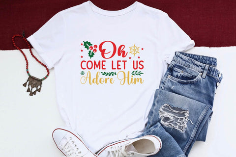 Oh come let us adore him SVG Angelina750 