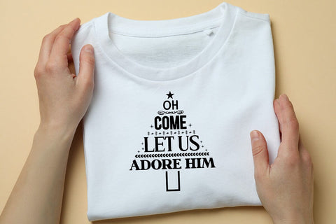 Oh come let us adore him SVG Angelina750 
