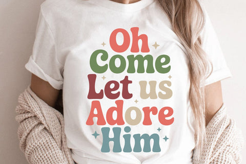 Oh Come Let Us Adore Him SVG Angelina750 