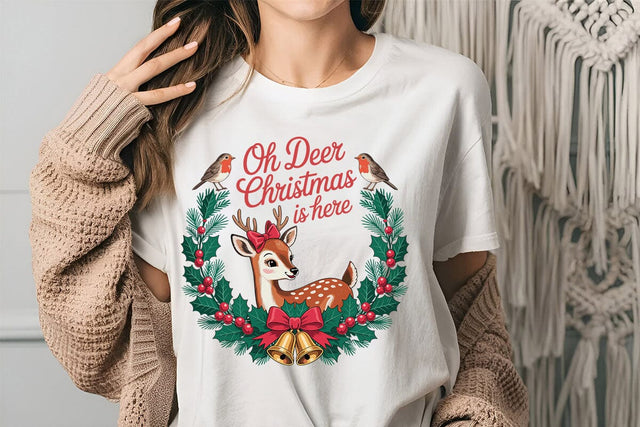 Oh Deer Christmas Is Here SVG Angelina750 