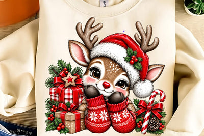Oh Deer It’s Christmas PNG, Funny Christmas PNG Sublimation DesignPlante 503 