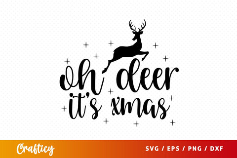 Oh deer its xmas T shirt SVG Design SVG Designangry 