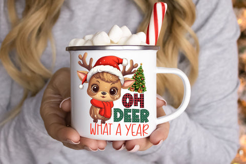 Oh deer what a year png design Sublimation Regulrcrative 