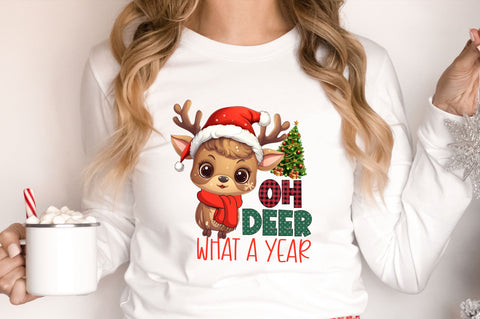 Oh deer what a year png design Sublimation Regulrcrative 