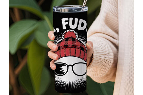 Oh Fudge Christmas Tumbler Wrap Sublimation DesignSVG 