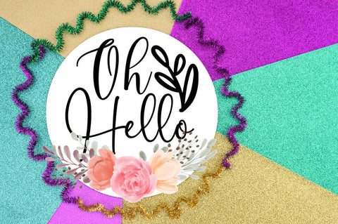 Oh Hello SVG Design SVG Designangry 