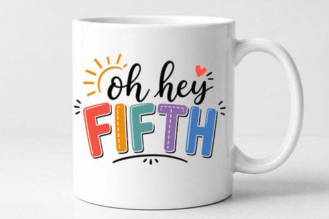 Oh Hey Fifth Grade PNG | Back to School Digital Download SVG BillahCrafts 