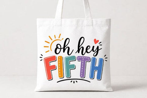 Oh Hey Fifth Grade PNG | Back to School Digital Download SVG BillahCrafts 