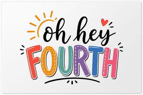 Oh Hey Fourth Grade PNG | Back to School Digital Download SVG BillahCrafts 