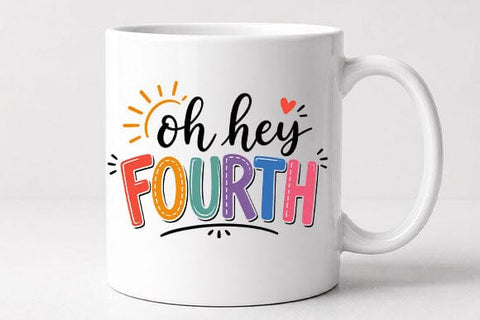 Oh Hey Fourth Grade PNG | Back to School Digital Download SVG BillahCrafts 