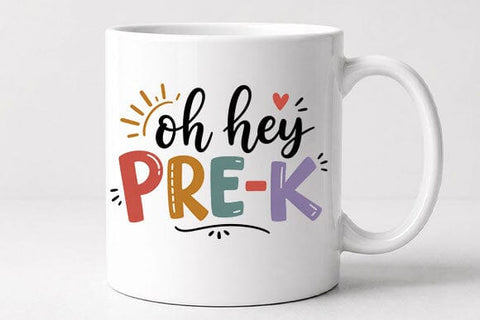 Oh Hey Pre-K PNG | Back to School Digital Download SVG BillahCrafts 
