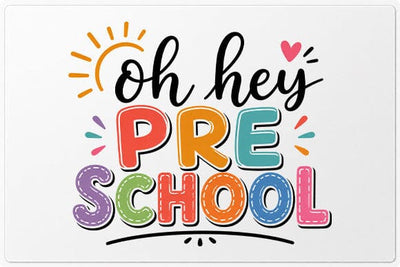 Oh Hey Preschool PNG | Back to School Digital Download SVG BillahCrafts 