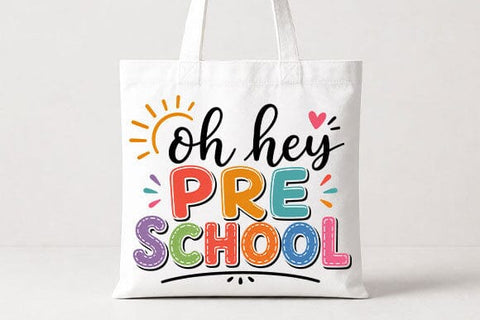 Oh Hey Preschool PNG | Back to School Digital Download SVG BillahCrafts 